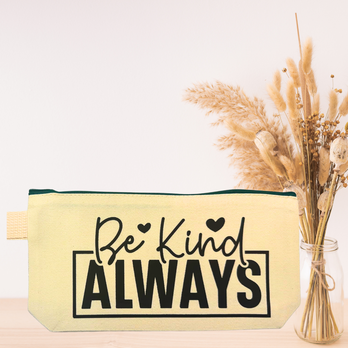 Inspirational Makeup Bags | Motivational Zipper Pouch | Daily Affirmation Cosmetic & Travel Organizer