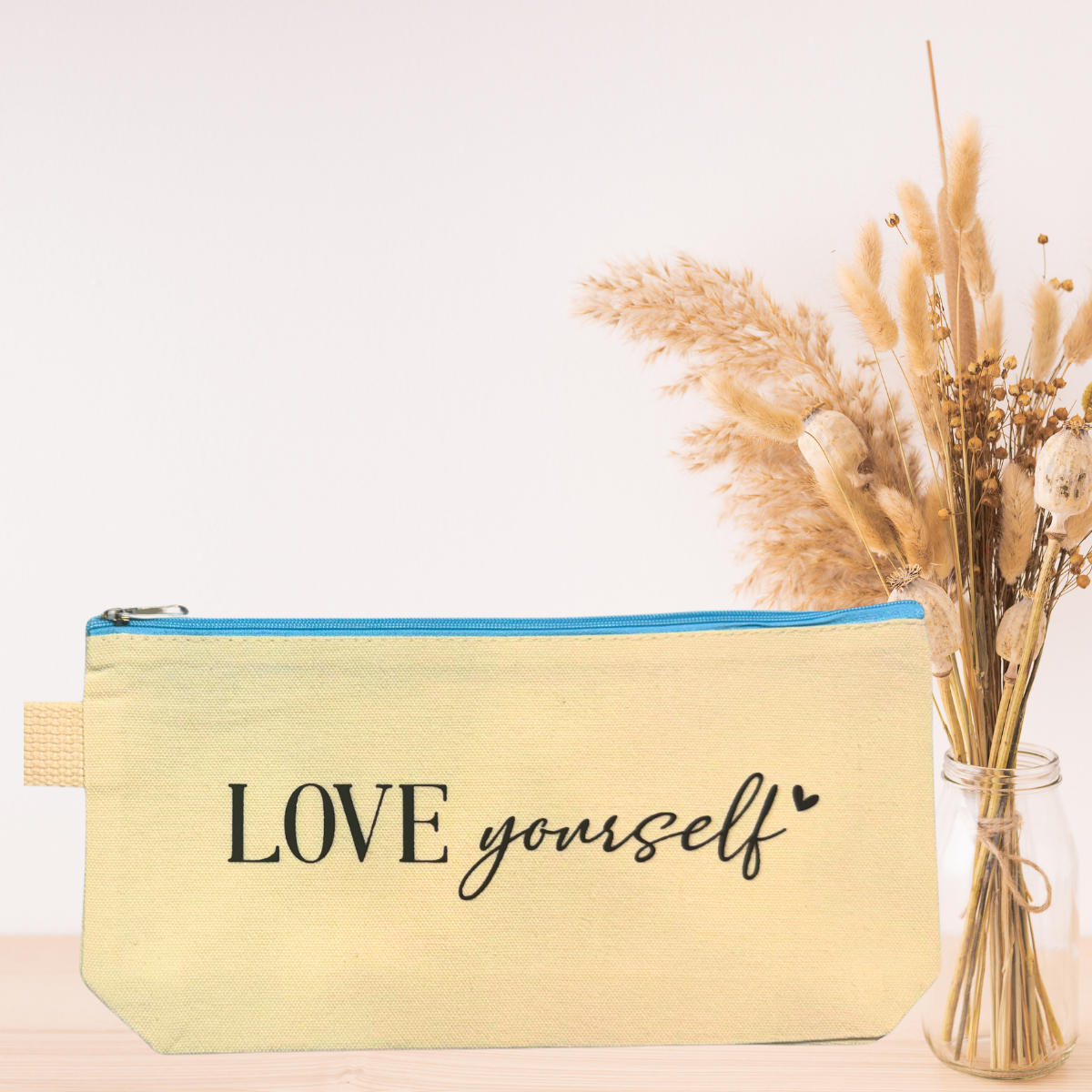 Inspirational Makeup Bags | Motivational Zipper Pouch | Daily Affirmation Cosmetic & Travel Organizer