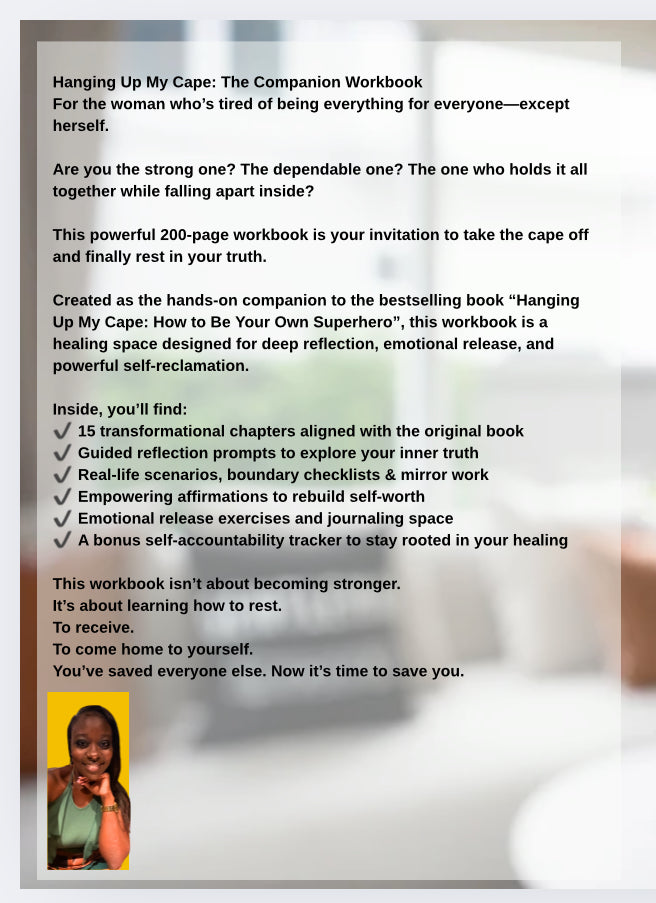 Hanging Up My Cape: Companion Workbook