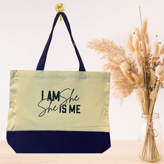 Inspirational Canvas Tote Bags for Women – Durable Reusable Shopping & Travel Bag